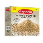 GAJANAND (Aah Gajanand Vah Gajanand) White Pepper Powder, 100 gm (Pack of 1) / Safed Mirch Powder / Mari Powder / for Flavourful & Healthy Cooking