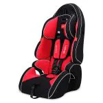Luvlap Red Premier Car Seat For Baby And Kids With Height Adjustable Headrest (1-12 Yrs)