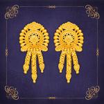 arch fashion Traditional Gold Platted Premium Stud Earrings Collection ERG2119