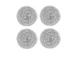 CLEANADO Stainless Steel Scrubber/Non Rusting Wire Scrubbers for Tough Stain Removal/Kitchen Oily, Steel, Glassware, Aluminium, Plates, Utensils Cleaning Scrubber (Pack of 4)