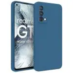 Rakulo For Realme Gt Master Liquid Silicone with Camera Protection Back Cover Case (Blue)