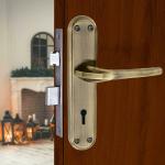 Atom Heavy Duty Mortise Door Lock , Brass Antique Finish | 3 Keys | 6 Lever Double Stage Lockset (ORBITKY)