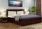 Admire King Box Storage Bed-Walnut