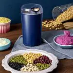 VEDANTA ENTERPRISE Electric Small Food Grinder-Portable Coffee Bean Seasonings Spices Mill Powder Machine for Whole Coffee Beans,Spices,Herbs Machine Tool Stainless Steel Coffee Bean(Multi Colour)