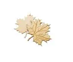 Decor Kafe Paintable Leaf Wooden Laser Cut for Decoration DIY Prodcuts for kids, parties, art and craft pack of 20