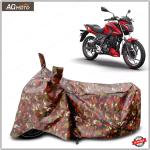 AG MOTO Bajaj Pulsar P150 bike cover Water Resistant Dust Proof Protection in All Weather Red Jungle