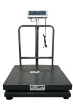 MONET INTERNATIONAL SCALE 300kg MS Platform Weighing Machine/Weighing Scale For Industrial and Commercial Use, 20g Accuracy, 500X500 mm Scale Size, Green Display Light