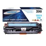 Ravechi Rch-304A-C Cyan Compatible Toner Cartridge Replacement For Hp Color Laserjet Cp2025, Cp2025N, Cp2025Dn, Cp2025X, Cm2320N, Cm2320Fxi