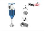 Kingstar present Turbo Metallic Hand Blender for Kitchen for Shakes Speed Control, 100% Copper Motor, Multiple Beaters, Overheating Protection, Food Grade Metallic Body .