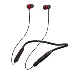 Nu Republic Jive J2 Bluetooth v5.0 Headset magnetic earbuds with Upto 20 hrs Playtime, XBass Technology, Calling Mic, Fast Pairing, IPX4 Water/Sweat resistance, Noise Cancellation (Red Neckband)