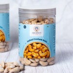 Granny's choice Salted Cashew Nuts 200gm | 100% Natural Cashew | Healthy Breakfast| Freshly Roasted | Naturally Processed | Gluten Free | Low Sodium | Rich in Iron and Vitamin | Tasty and Healthy | Nutritious and Crunchy