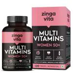 Zingavita Multivitamin For Women 50+ With Essential Vitamin, Minerals & Herbs 120 Tablets