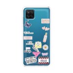 Emble Label Focus on Good Soft Silicone Case For Samsung Galaxy A12 ( TPU | Soft , Samsung Galaxy A12 | Multicolor )