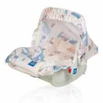 Mee Mee 5 in 1 Baby Cozy Car Seat Cum Carry Cot Cum Rocker (Beige)