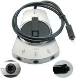 Microware Audio Splitter with Fiber Optical Cable