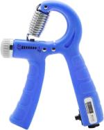 Shopfleet Pack of 1 (One Piece) R Shape with Counter Hand Gripper Wrist Exerciser Fitness Foam Hand Grip for Gym Stretching Hand strengtheners for Men Women (Multicolor)