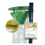 GAIAGEN Heli Lure Combo Pack - Pheromone Lure for American Bollworm (Helicoverpa armigera) & Insect Funnel Trap (Fero-T Trap) | Includes - 10 Heli Lures & 10 Fero-T Traps