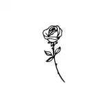 SIMPLY INKED Rose Temporary Tattoo, Designer Tattoo for all (Rose Tattoo) Pack of 2