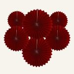 SPECIALYOU.IN Paper Decorative Hand Fans Maroon Paper Fan