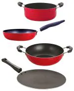 Nirlon 4 pcs of Non-stick PFOA Free Kitchen Utensils Combo Set with Bakelite Handle