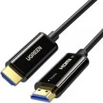 UGREEN 80406, 8K@60Hz HDMI 2.1 Male To Male Fiber Optic Cable,10m(Black)