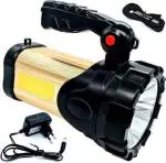 Smuf High Power Long Distance 1 km, 1000 Meter Long Range, 20000 mAh / 12 Hours High Battery Back up 100W Rechargeable Led Torch Ultra Bright Torch