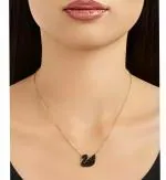B M INTERNATIONAL Rose Gold Plated AD Diamond Fancy Duck Chain Swan Bird Chain