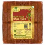 Dhampur Green Gur Ragi Cake Rusk 200g (Pack of 2)