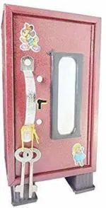 KIDS CLUB Unbranded Multicolor Iron Almirah Piggi Bank