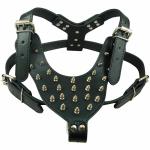 The DDS Store Spiked Leather Dog Harness Large 29