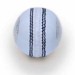 BOXCO Power Hand Stiched Four Piece Cricket Leather Ball for T20, One Day and Test Matches (White) (Pack of 1)