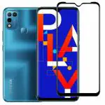 eZell Infinix Hot 10 Play FULL TEMPERED GLASS 11D By Ctel, Ultra clear, Zero Bubbles, Sensitive touch,9H Hardness, Anti-Scratch, Anti oil Stains & Full Glue Tempered Mobile Screen protector for