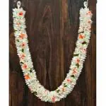 SHREE BALAJI ENTERPRISES Artificial Garland White Flower Mala for Home Decor and Photo frames and God idols Mala