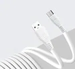 eZell Micro USB Charging Cable 5 Meters (Black) Ruby Series USB to Micro USB Long Length Cable For Mobile phones, Tablets, gadgets Etc.-White