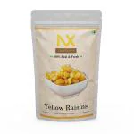 Natrixeed Organic Yellow Raisins 250gm - Quality Kishmish | Energy-Boosting Nutrients - 250gm Pack