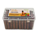 GAVO HARSHIDDHI Natural Cow Dung Gulab Rose Spl Dhoop Batti Organic Incense Sticks 2.5 inches (60 Piece) (GULAB/Rose)