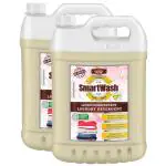 SmartWash Laundry & Fabric Liquid Detergent with 99.9% Germ Kill n (Spring Blossom), 10L(5L X 2)