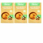 Blueneck Ayurvedic Herbal Vegan Cookies Biscuits | No Added Maida | Healthy & Nutrition Snacks For Kids and Adults | Unjunked Diet Cookies | Gift Pack | 200 gm | Pack of 3