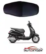 Autoxygen Bike Scooter Seat Cover For Old Suzuki Access 125 (Black) Auto Care Paint & Exterior Care