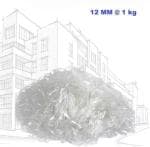 Latteriex Glass Fiber for Construction/Polypropylene Glass Fiber For Plastering 12 MM Crack Filler  (1 kg)