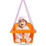 Maanit Swing for Kids - 3-in-1 Wave Adjustable Baby Swing Toy for Indoor and Outdoor - for Boys and Girls of Age (6 Months +) (Yellow)