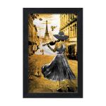 RANDOM Girl playing Violin Painting, 18 inch X 12 Inch