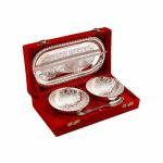 Craze Crafts Multicolor Metal Dessert Bowl, 0.1 L (Pack Of 5)