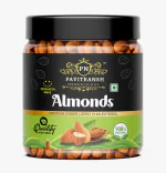 PAVITRANSH 100% Natural and Premium Almond 250gm | Badam | Almond | - Almonds - Rich in Protein and Increase Stamina | Real Nuts | Whole Natural Badam Dry Fruits (Jar Pack)