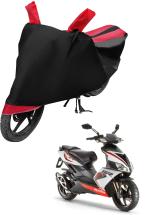 Auto Hub Bike Cover for Aprilia SR 160 , Dustproof UV Protection water resistant Custom Fit Cover-(Black-Red)