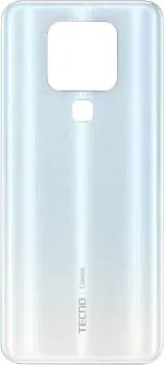 PURPLESAVVY Cloud White Plastic Back Panel For Tecno Camon 16 Ce7