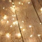 AMFIN (Pack of 1) 10 Meter Battery Powered, Wired String Fairy Lights, 3 AAA Battery Powered Portable LED Lights, LED String Lights for Decoration, Decorative Strings - Warm White