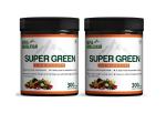 Divya Himalayan Superfood Super Green Herbs Powder with Spirulina & Moringa Pack of 2