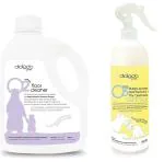 Diatodo Junior Baby Safe Organic Disinfectant Toy Cleaner 500 ml and Floor Cleaner 950 ml Pack of 2