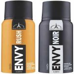 ENVY Rush & Noir Deo Combo (Pack of 2) Body Spray Deodorant Spray - For Men (240 ml, Pack of 2)